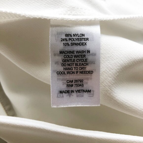 RACHEL ZOE White Sailor Gold Button Pull On Shorts Womens 12 - Picture 5 of 8